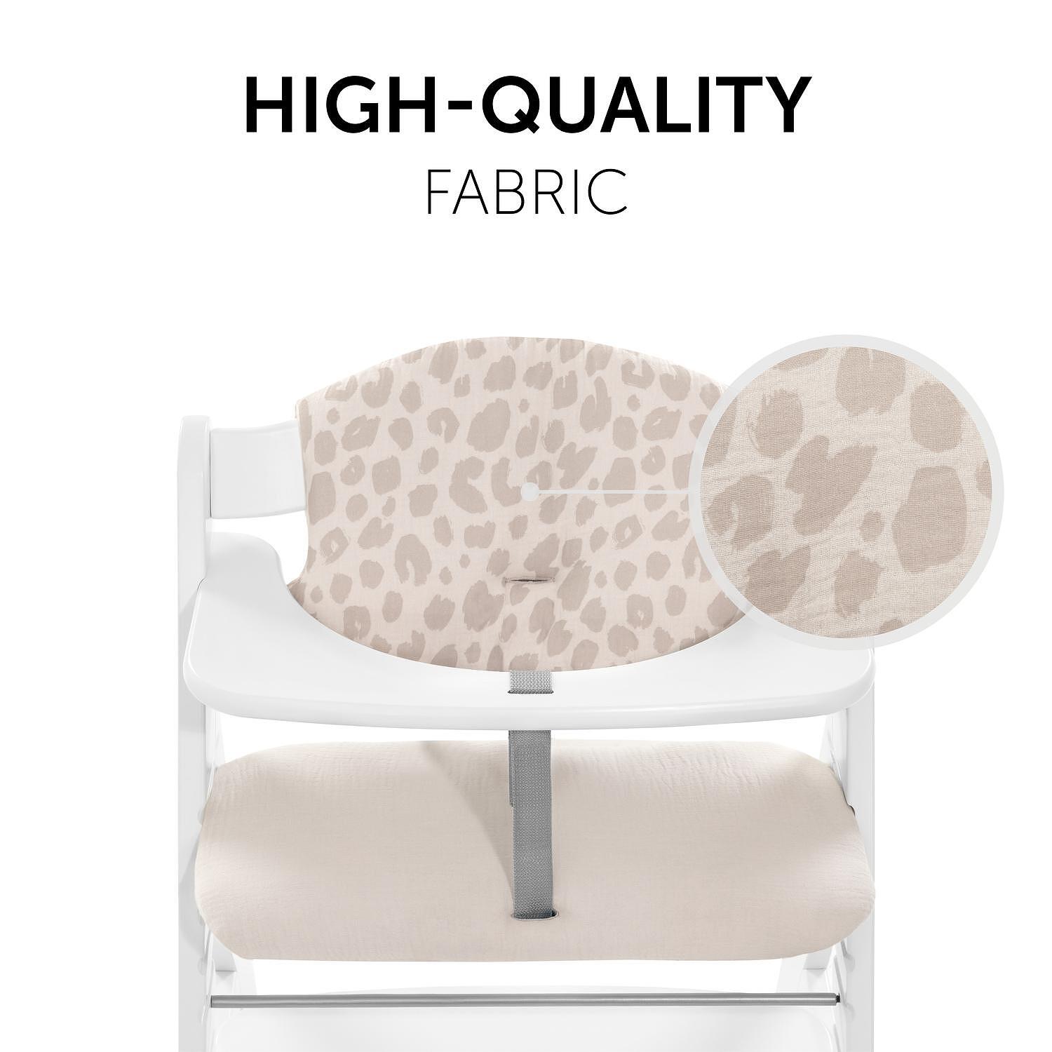 Подложка За Стол За Хранене Highchair Pad Select Muslin Leo Natural Hauck