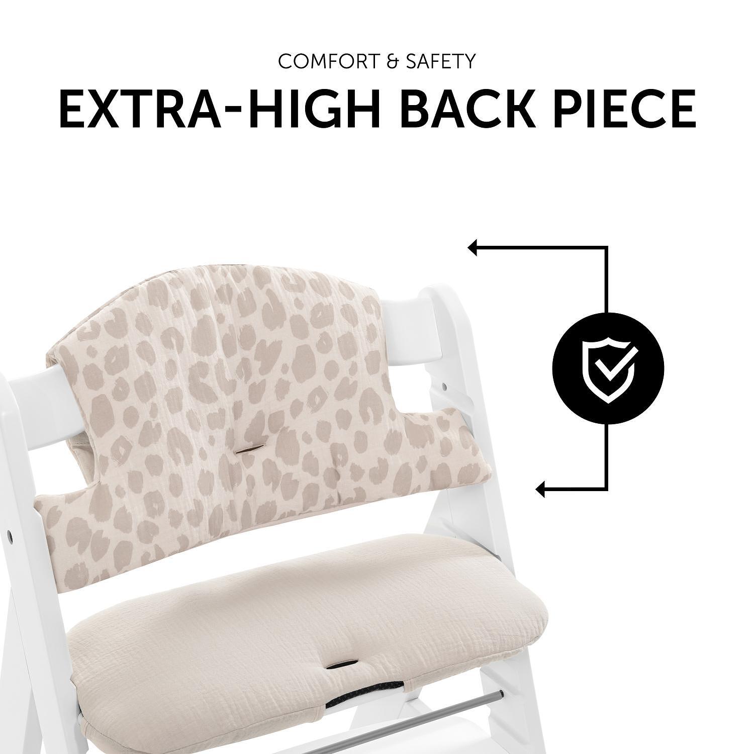 Подложка За Стол За Хранене Highchair Pad Select Muslin Leo Natural Hauck