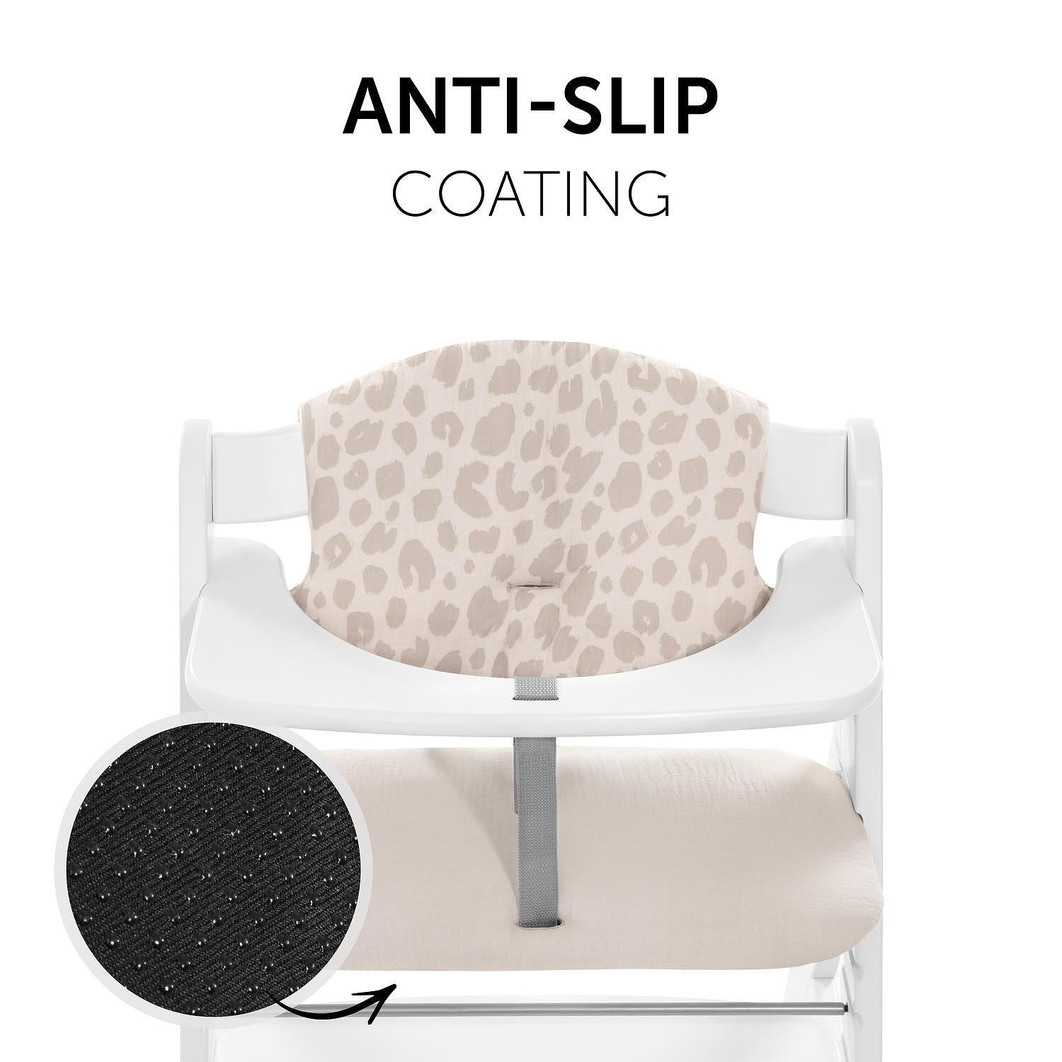 Подложка За Стол За Хранене Highchair Pad Select Muslin Leo Natural Hauck