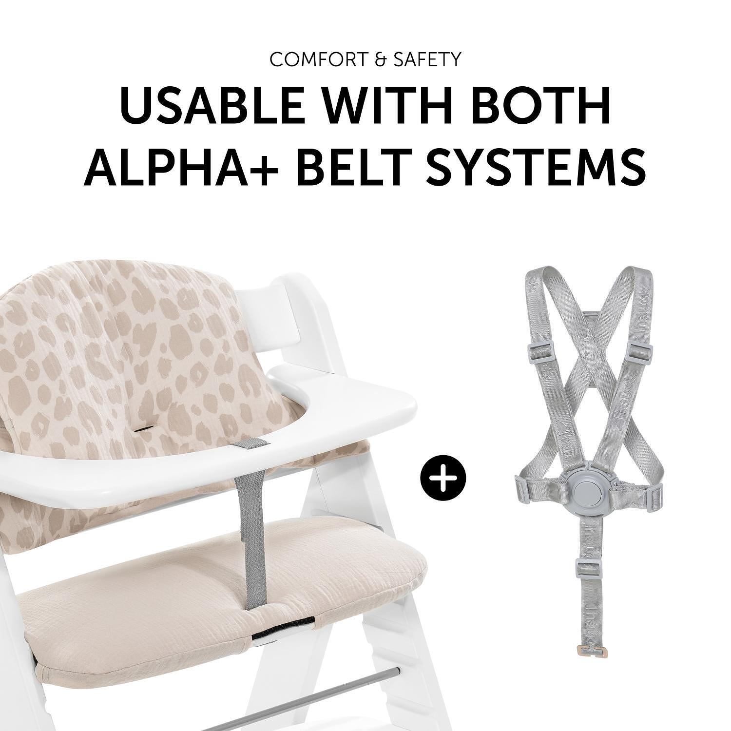 Подложка За Стол За Хранене Highchair Pad Select Muslin Leo Natural Hauck