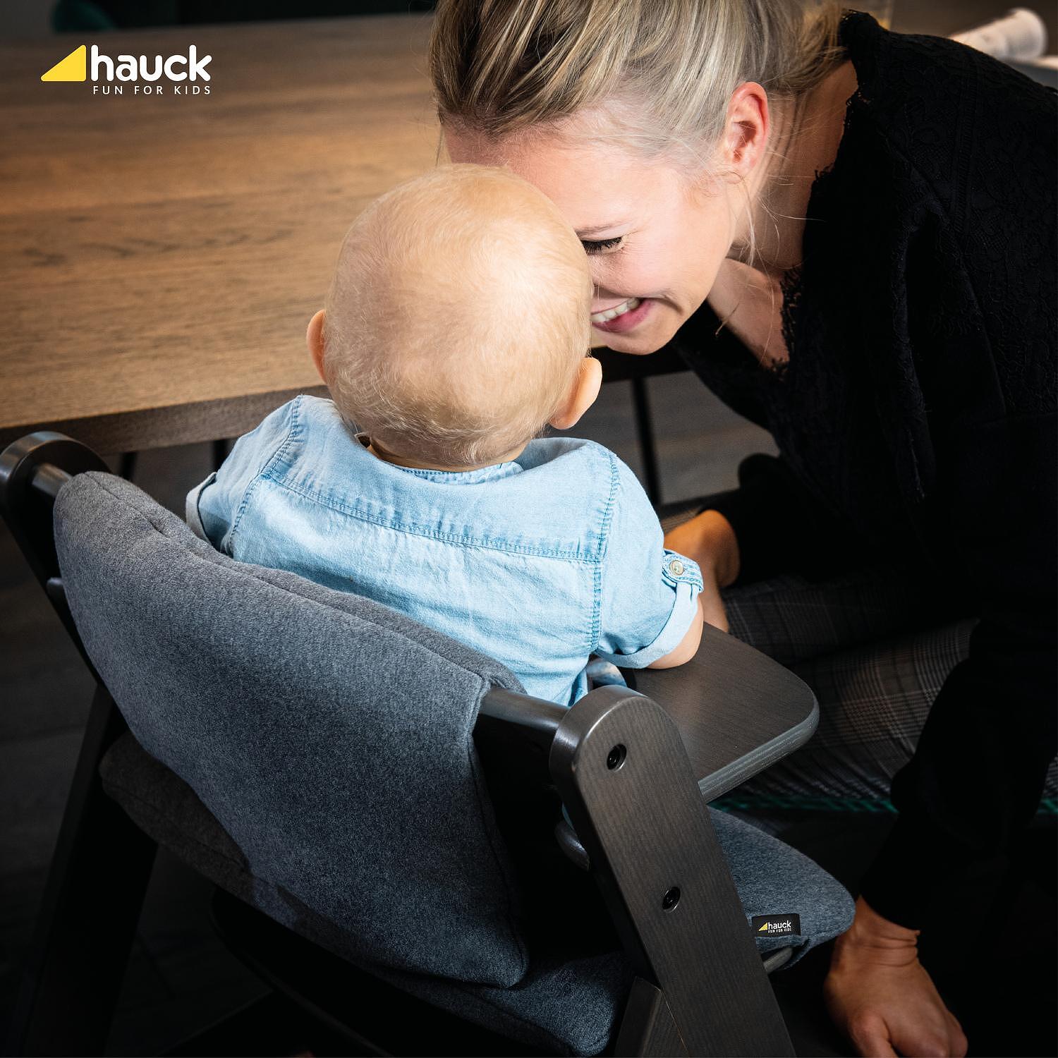 Подложка За Стол За Хранене Highchair Pad Select Muslin Mineral Rose Hauck
