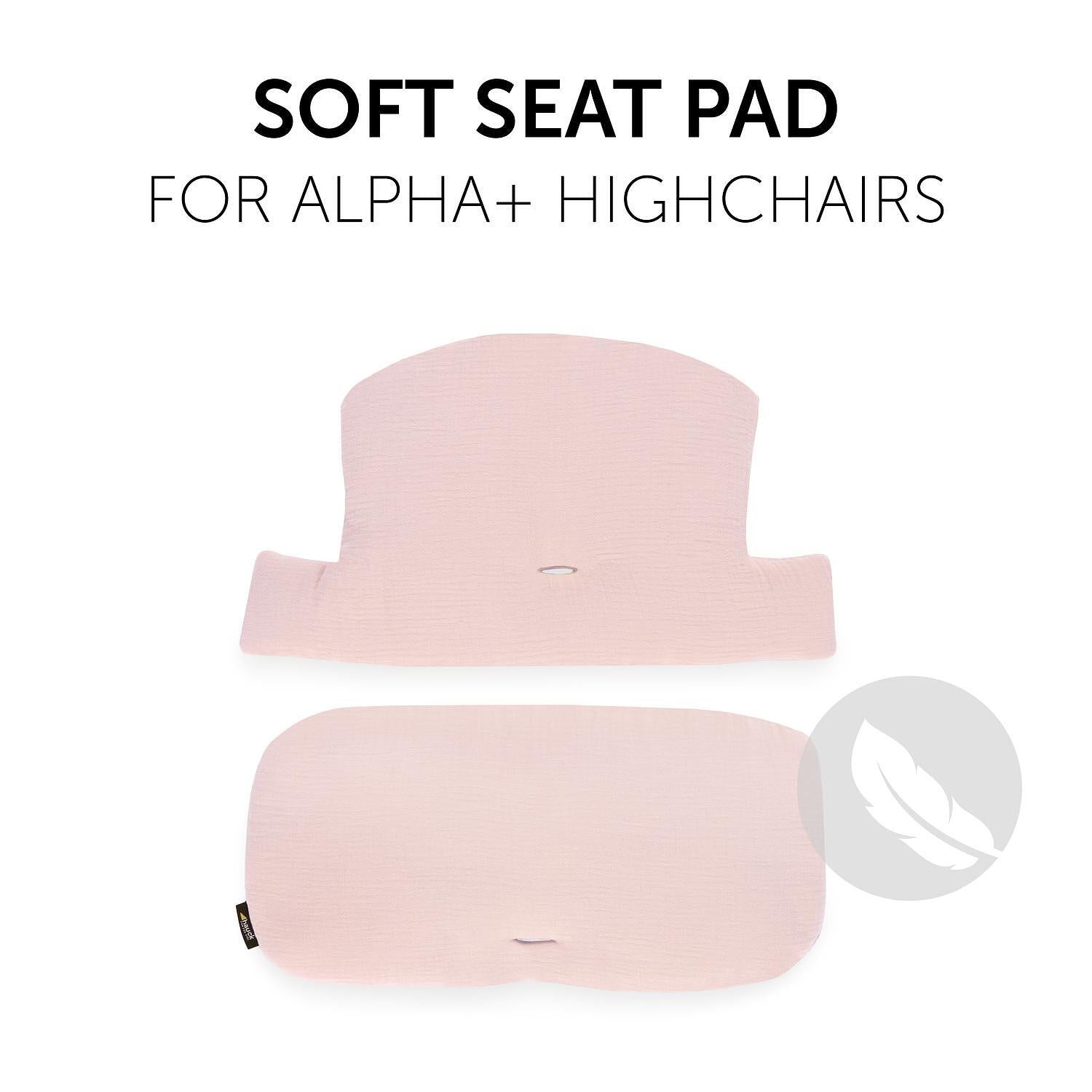 Подложка За Стол За Хранене Highchair Pad Select Muslin Mineral Rose Hauck