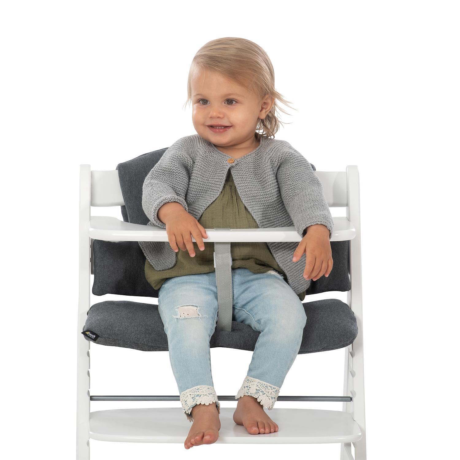 Подложка За Стол За Хранене Highchair Pad Select Jersey Charcoal Hauck