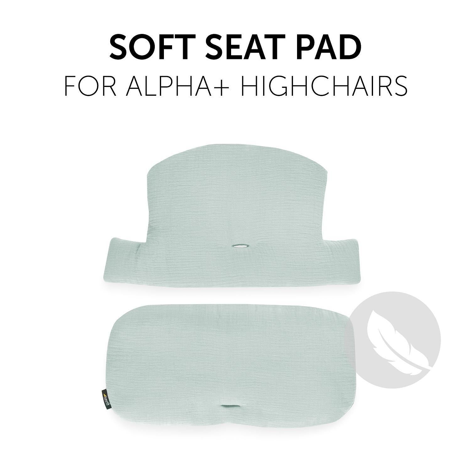 Подложка За Стол За Хранене Highchair Pad Select Muslin Mint Hauck