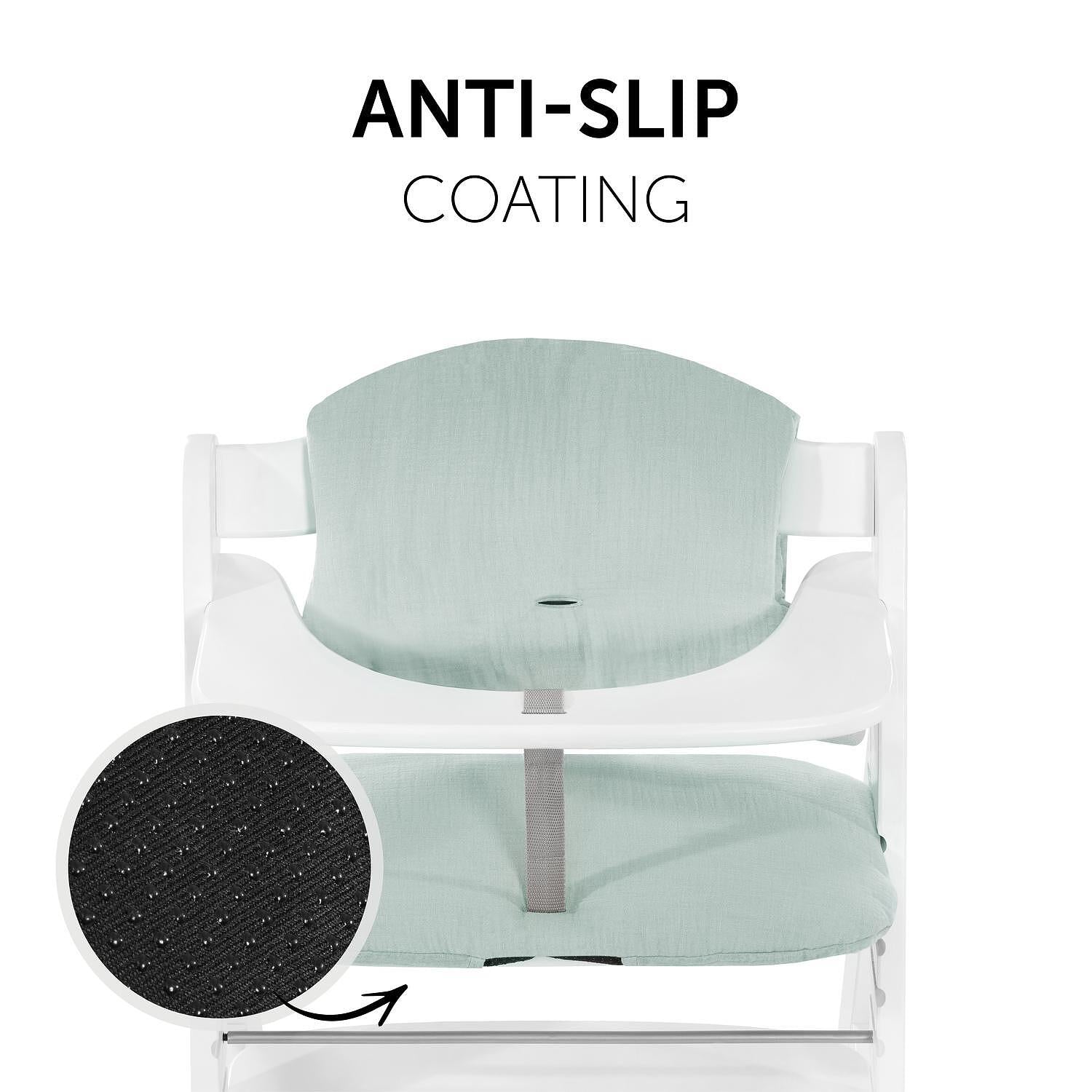 Подложка За Стол За Хранене Highchair Pad Select Muslin Mint Hauck