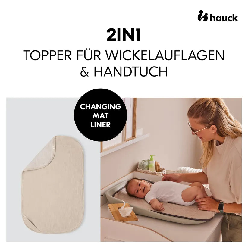 Покривало За Подложка За Повиване Changing Mat Liner Beige Hauck