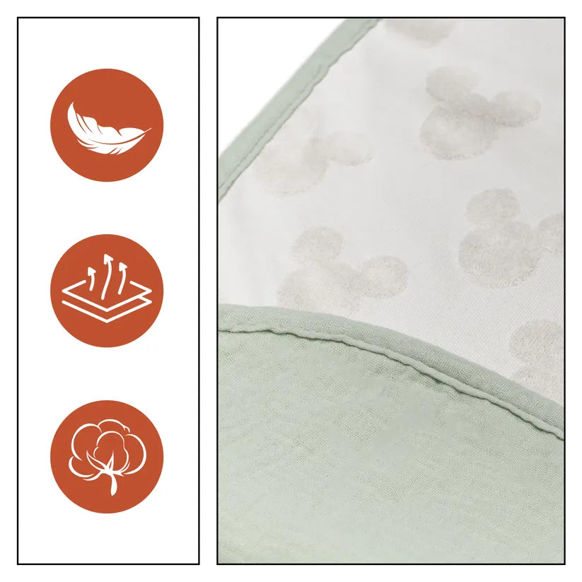 Покривало За Подложка За Повиване Changing Mat Liner Mickey Light Beige Hauck