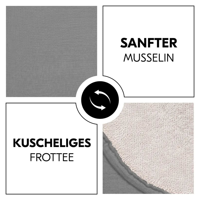 Покривало За Подложка За Повиване Changing Mat Liner Dark Grey Hauck