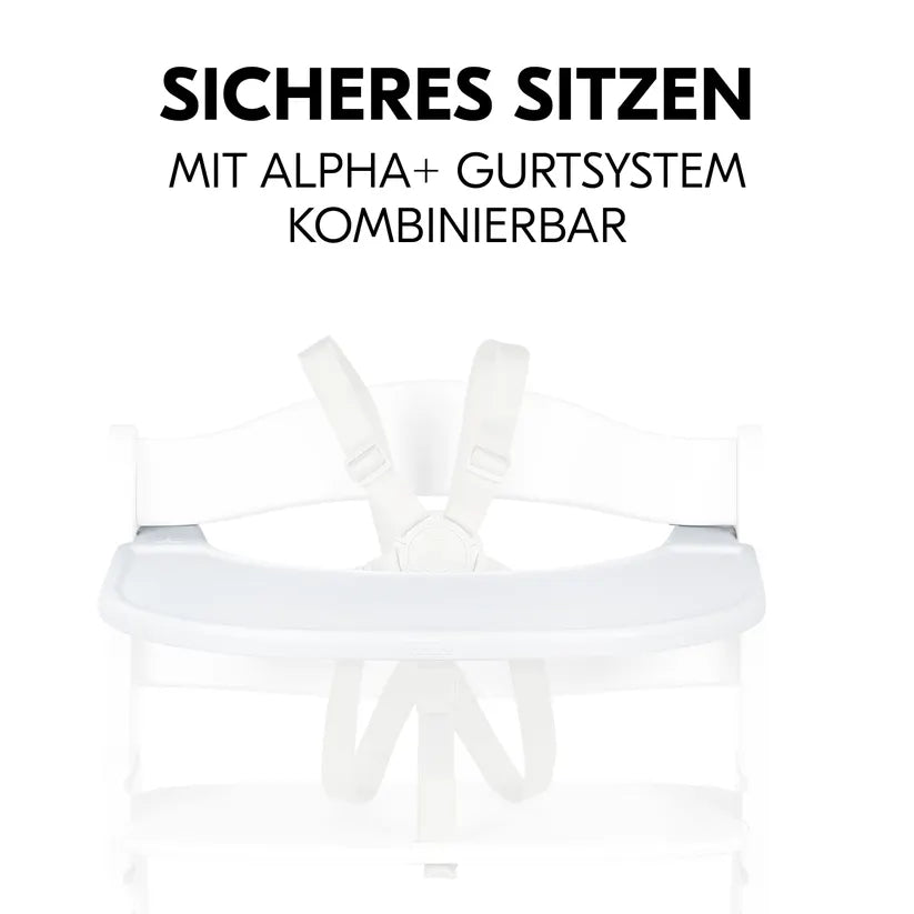 Поставка За Стол За Хранене Alpha Click Tray White Hauck