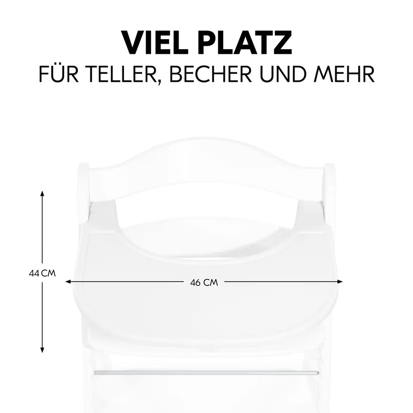 Поставка За Стол За Хранене Alpha Click Tray White Hauck