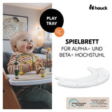 Поставка За Стол За Хранене Alpha Play Tray White Hauck