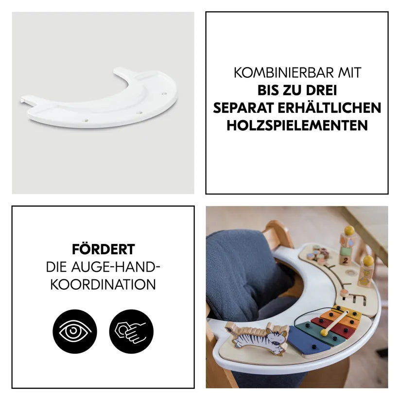 Поставка За Стол За Хранене Alpha Play Tray White Hauck