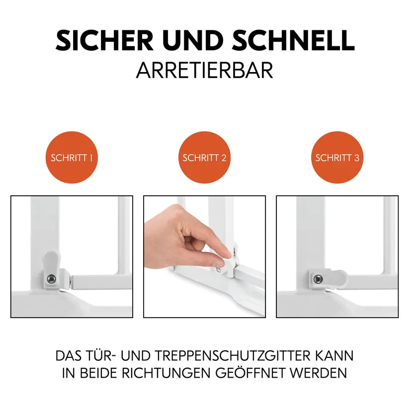 Преграда Clear Step Autoclose 2 Set + 21 Cm White Hauck