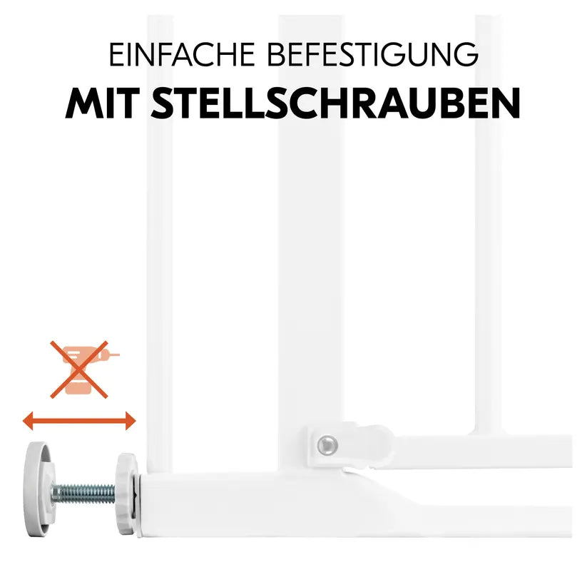 Преграда Clear Step Autoclose 2 Set + 21 Cm White Hauck