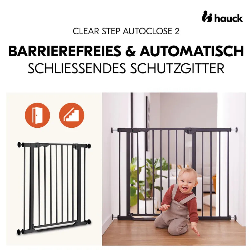 Преграда За Врати Clear Step Autoclose 2 Black Hauck