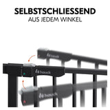 Преграда За Врати Clear Step Autoclose 2 Black Hauck