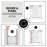 Преграда За Врати Clear Step Autoclose 2 Black Hauck