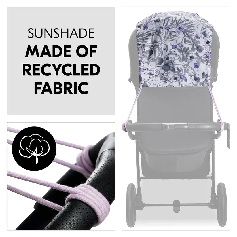 Сенник За Бебешка Количка Sunshade Floral Grey Hauck