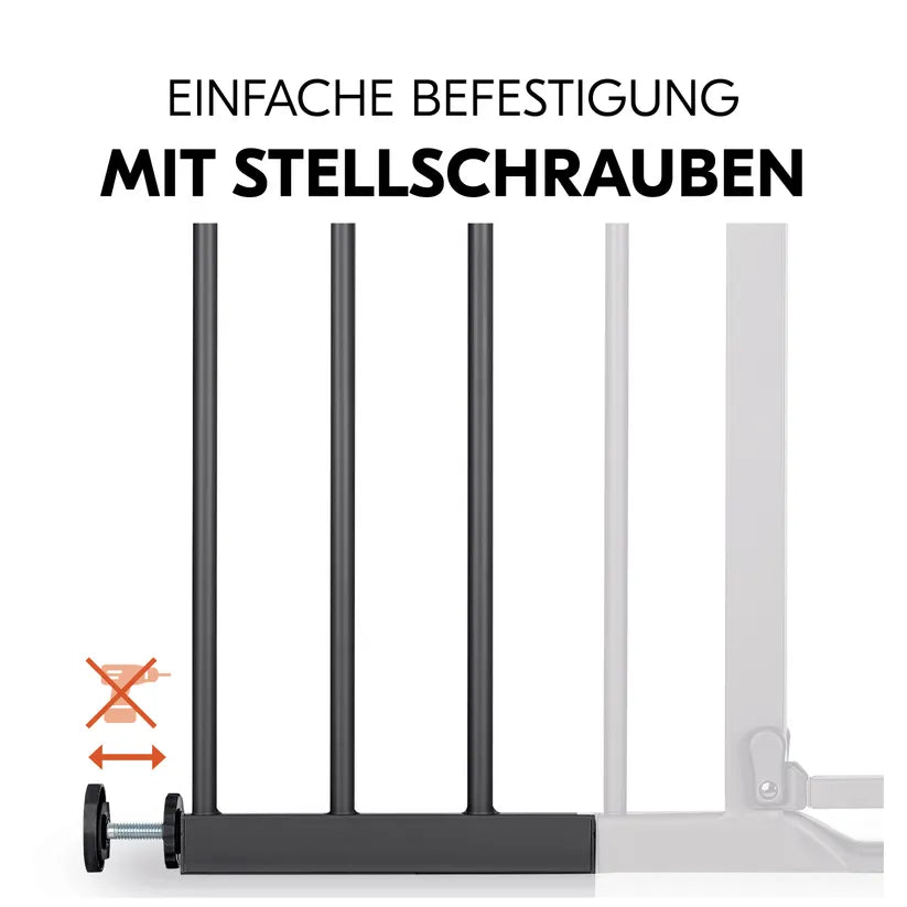 Удължител За Преграда Safety Gate Extension 21 Cm Black Hauck