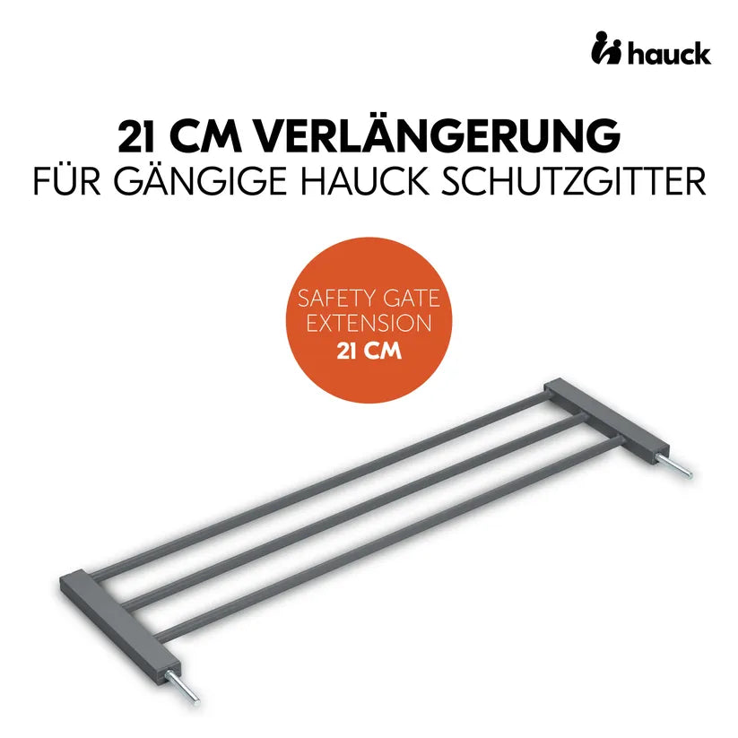 Удължител За Преграда Safety Gate Extension 21 Cm Dark Grey Hauck