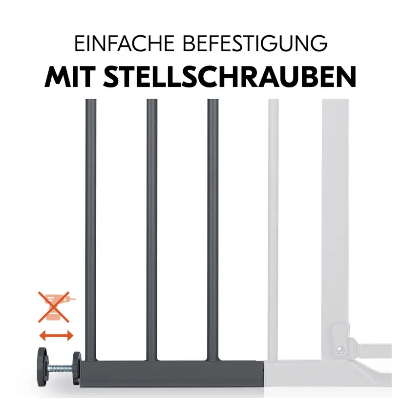 Удължител За Преграда Safety Gate Extension 21 Cm Dark Grey Hauck