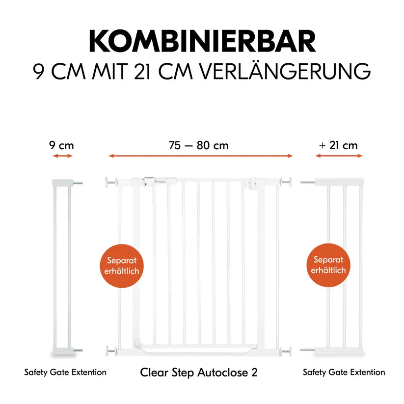 Удължител За Преграда Safety Gate Extension 9 Cm White Hauck