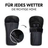 Зимен Чувал За Количка Pushchair Footmuff Winter Black Hauck