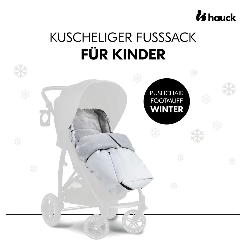 Зимен Чувал За Количка Pushchair Footmuff Winter Grey Hauck