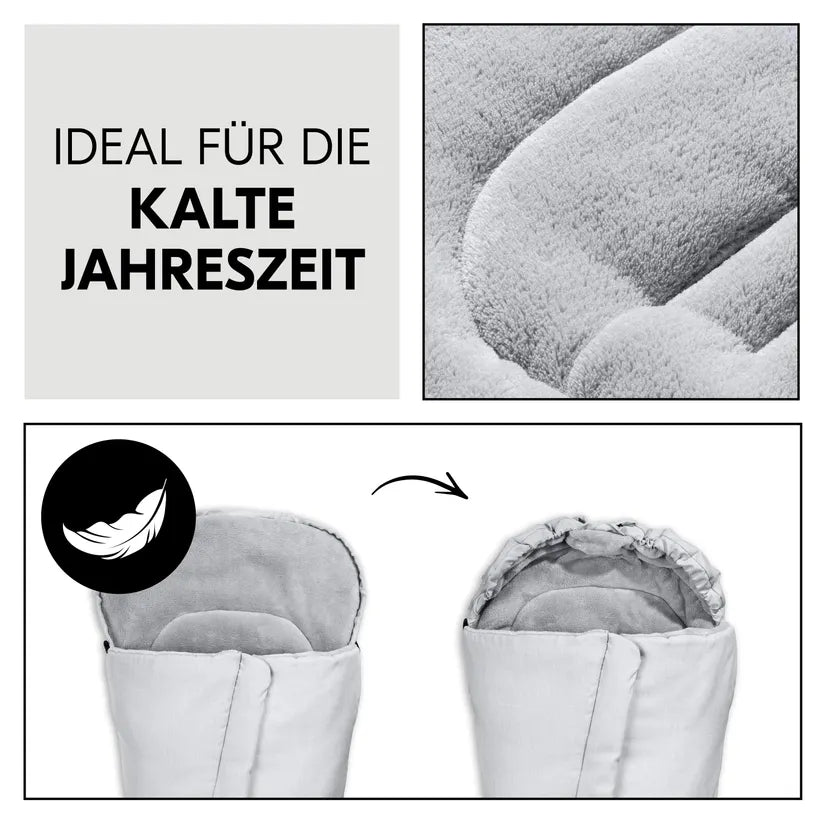 Зимен Чувал За Количка Pushchair Footmuff Winter Grey Hauck