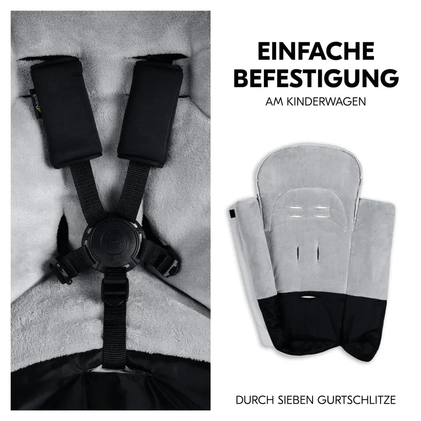 Зимен Чувал За Количка Pushchair Footmuff Winter Grey Hauck