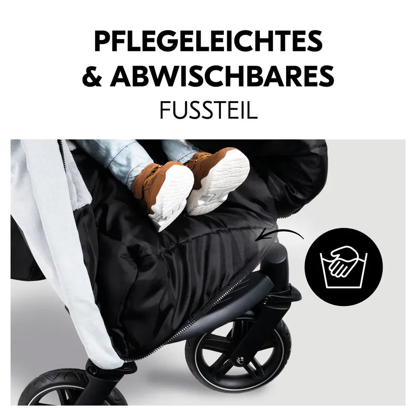 Зимен Чувал За Количка Pushchair Footmuff Winter Grey Hauck