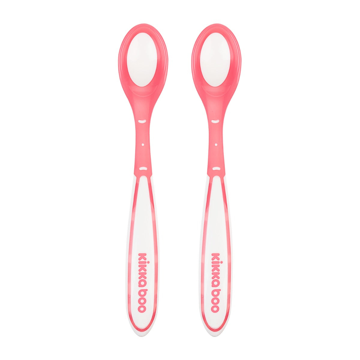 Лъжици Термосензорни 2Бр. Boo Pink --- BebeMama
