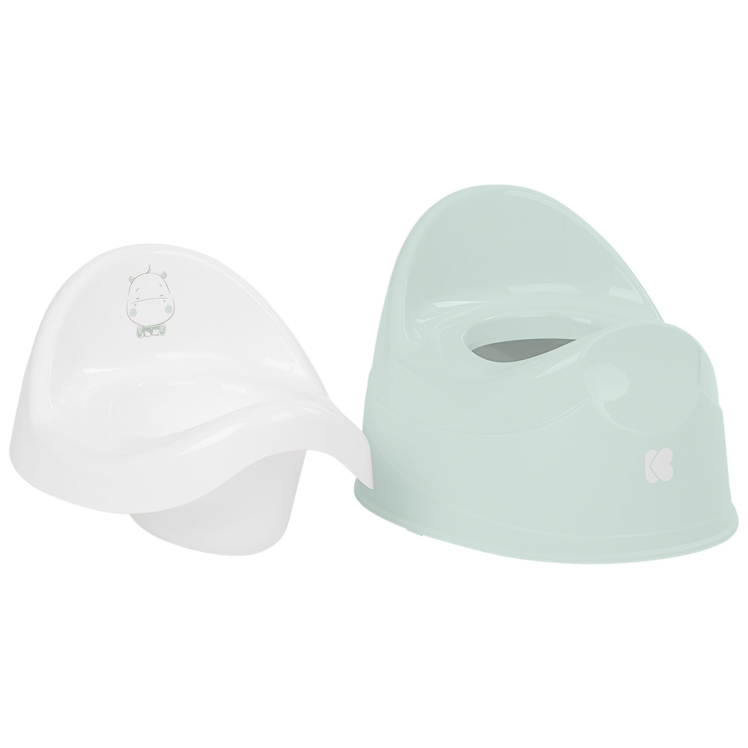 Гърне с отстраняваща се седалка Hippo Mint --- BebeMama