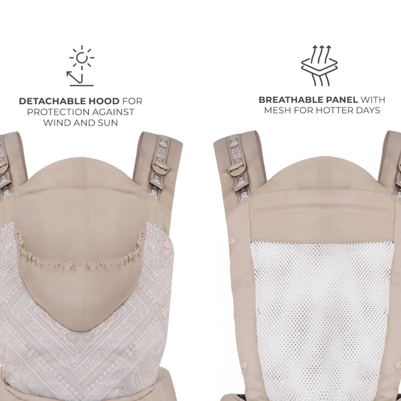 Huggy Ергономична Раница Bizuu Dune Whisper Kinderkraft