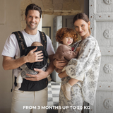 Huggy Ергономична Раница Bizuu Lunar Blaack Kinderkraft