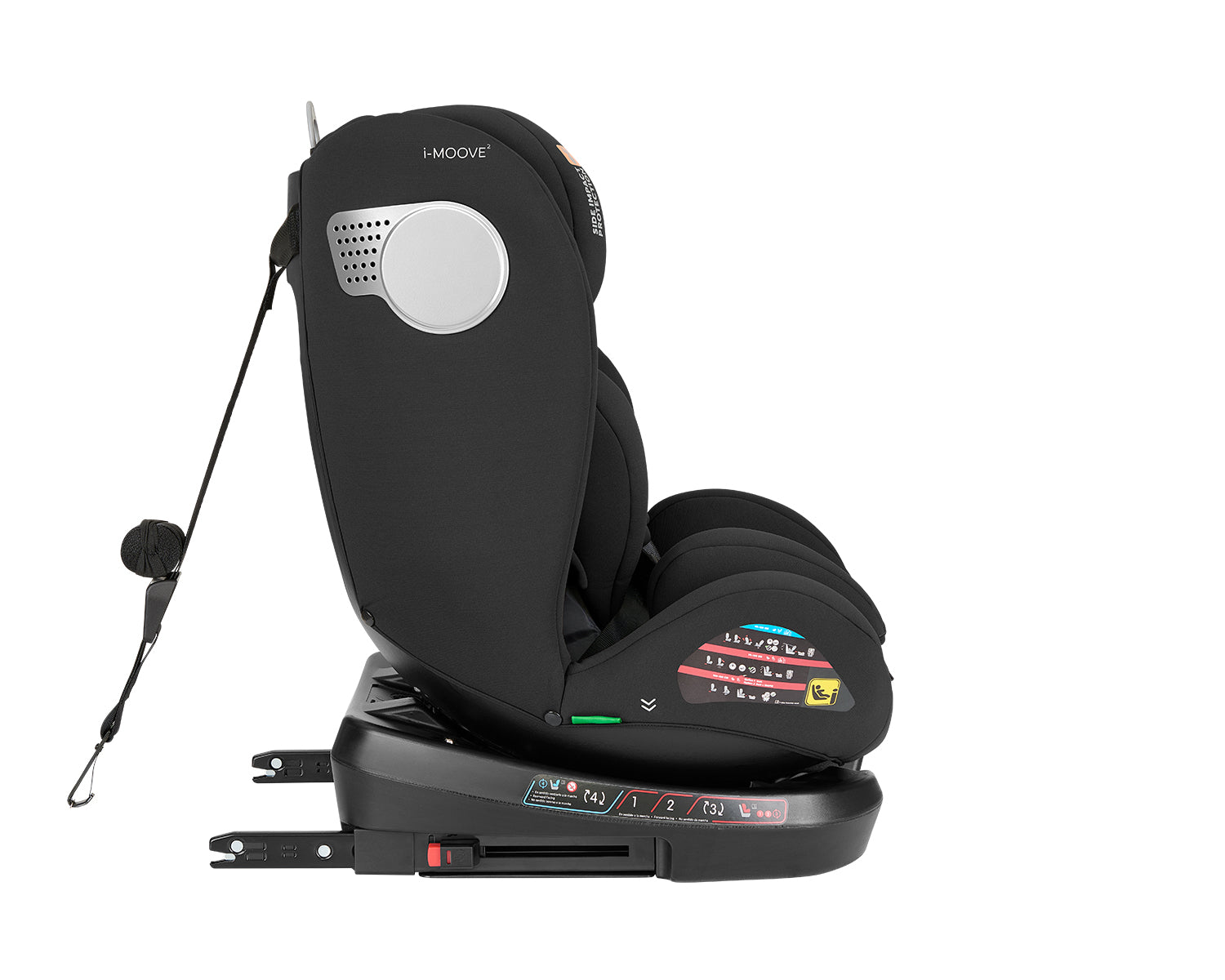 Стол За Кола 40 150 См I Moove 2 I Size Black Kikkaboo