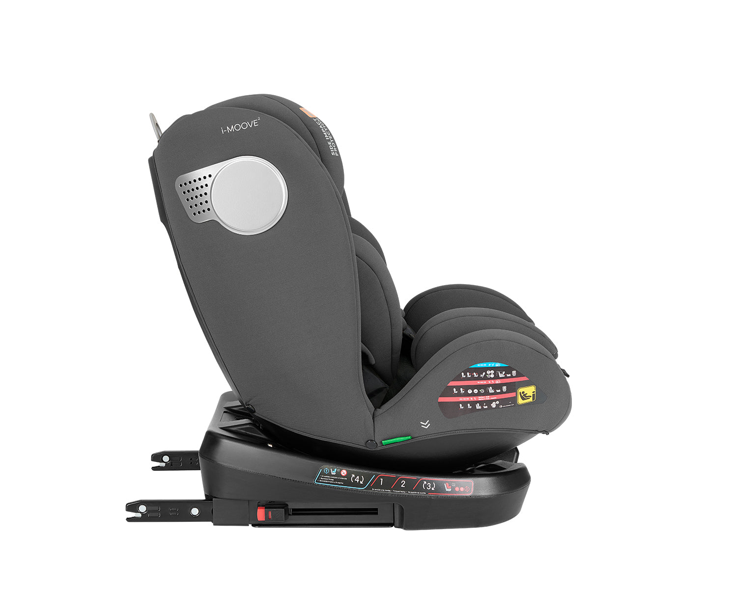 Стол За Кола 40 150 См I Moove 2 I Size Dark Grey Kikkaboo
