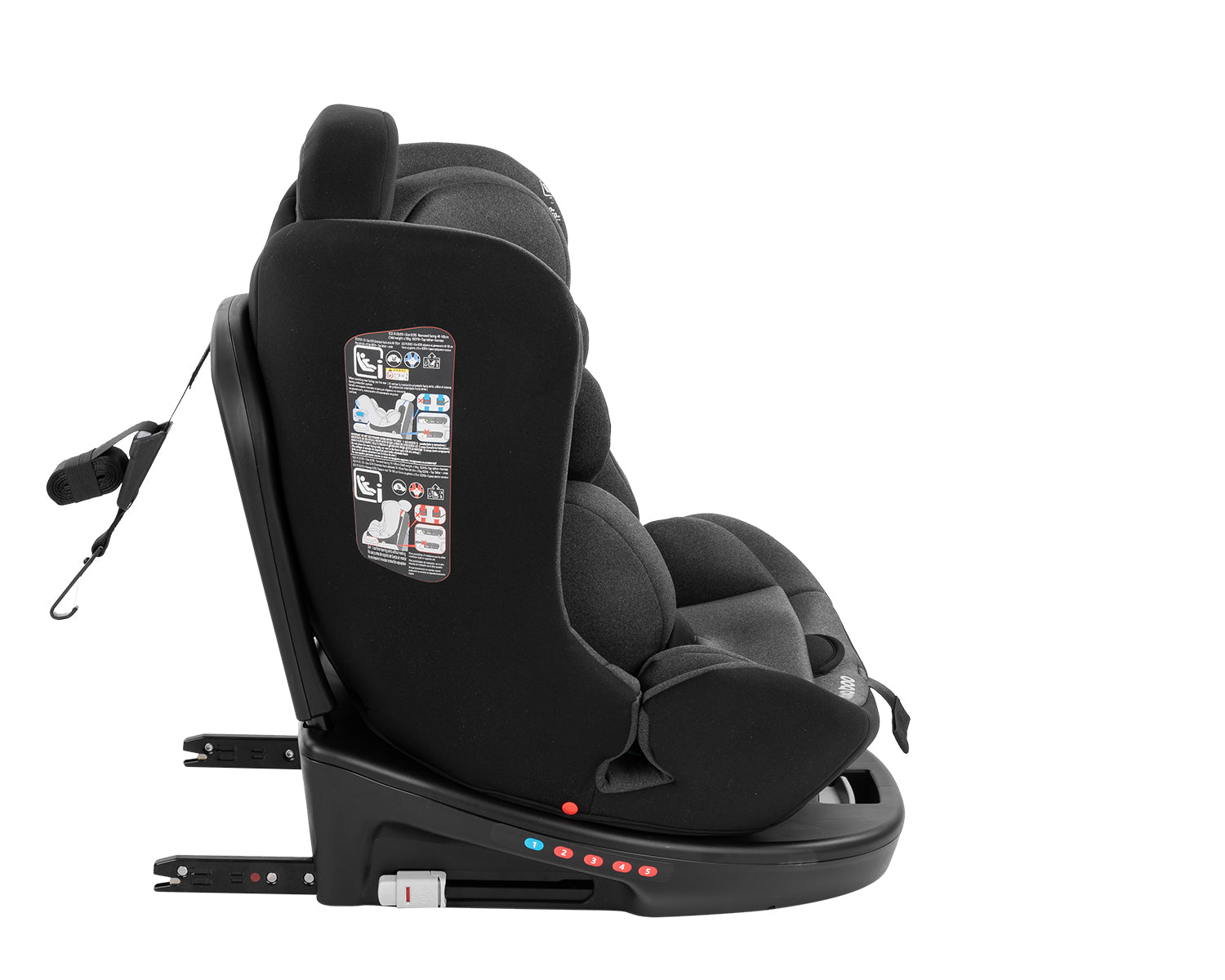 Стол За Кола 40 150 См I Safe I Sizе Dark Grey Kikkaboo