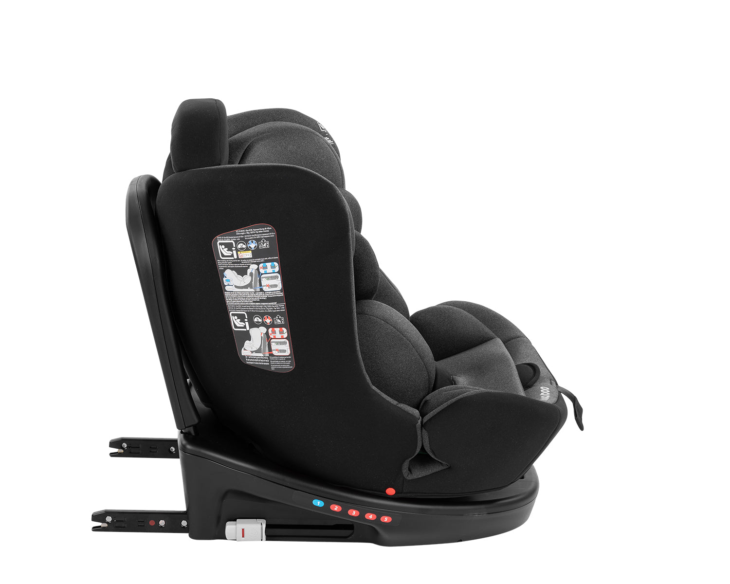 Стол За Кола 40 150 См I Safe I Sizе Dark Grey Kikkaboo
