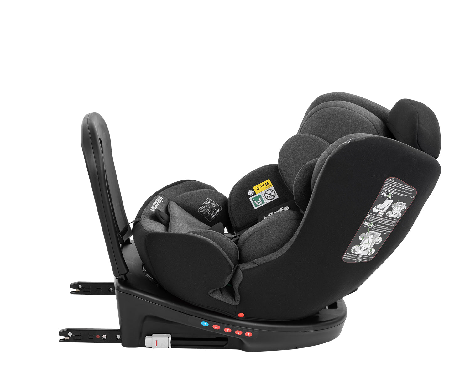 Стол За Кола 40 150 См I Safe I Sizе Dark Grey Kikkaboo