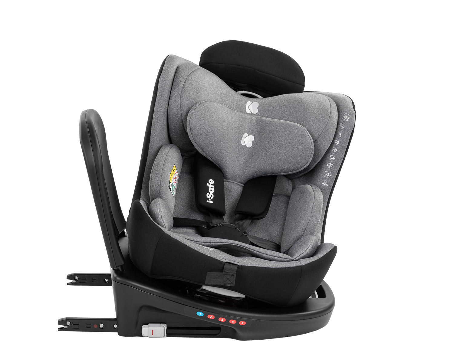 Стол За Кола 40 150 См I Safe I Size Light Grey Kikkaboo