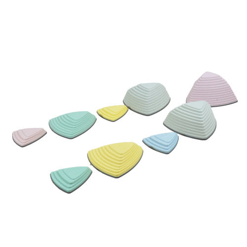 Тактилна Игра За Баланс - Хълмчета - 9 Броя - Занимателни Играчки - Smartbaby - BebeMama