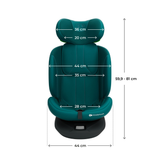 I Grow 2 Plus Столче За Кола 40 150 Cm Green Kinderkraft
