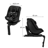 I Guard Airflow Столче За Кола 40 105 Cm Black Kinderkraft