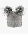 Бебешка Зимна Шапка С Два Пискюла Grey 0117a Iltom