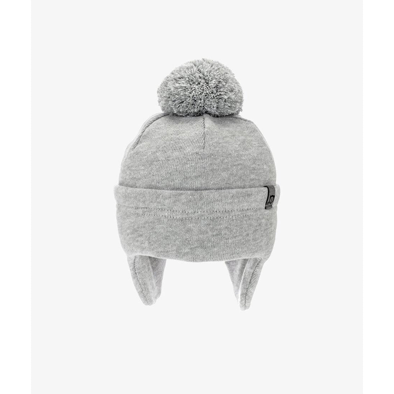 Бебешка Зимна Шапка С Помпон Dark Grey Iltom