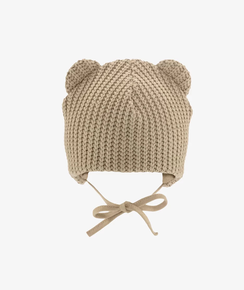 Бебешка Зимна Шапка С Уши Beige 0261i Iltom