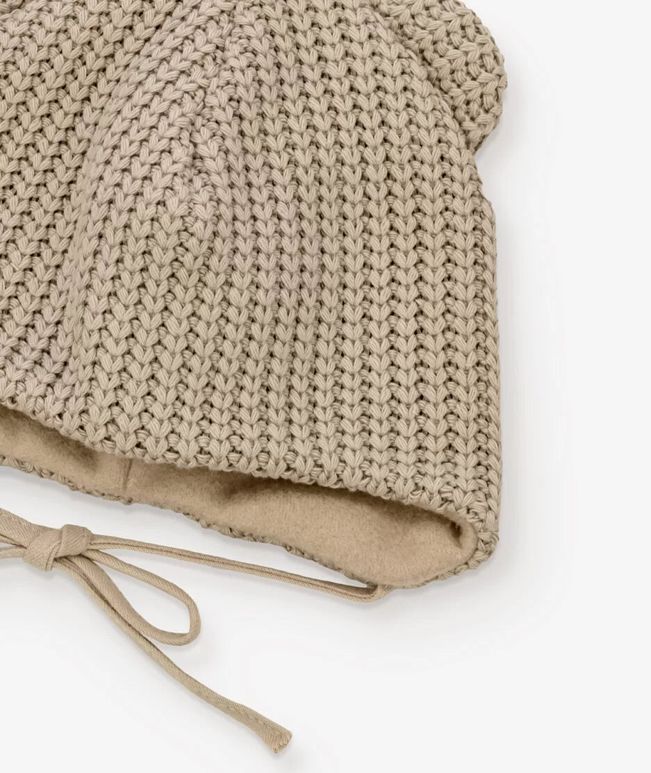 Бебешка Зимна Шапка С Уши Beige 0261i Iltom