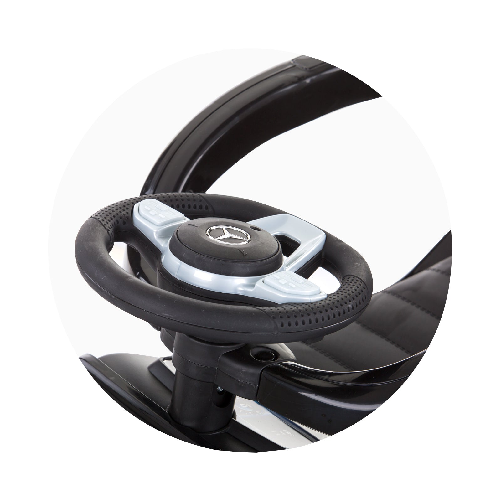 Кола С Дръжка/Сенникmercedes G350D Черн --- BebeMama