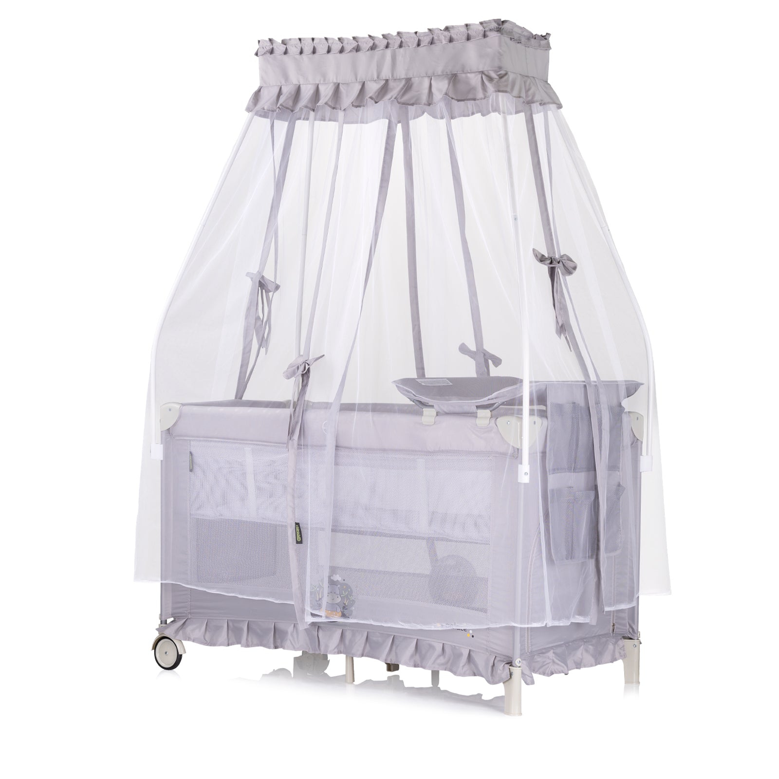 Детска Преносима Кошараpalace Хипо Сива